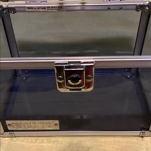 Vaultz Black and Silver Storage Box-no key